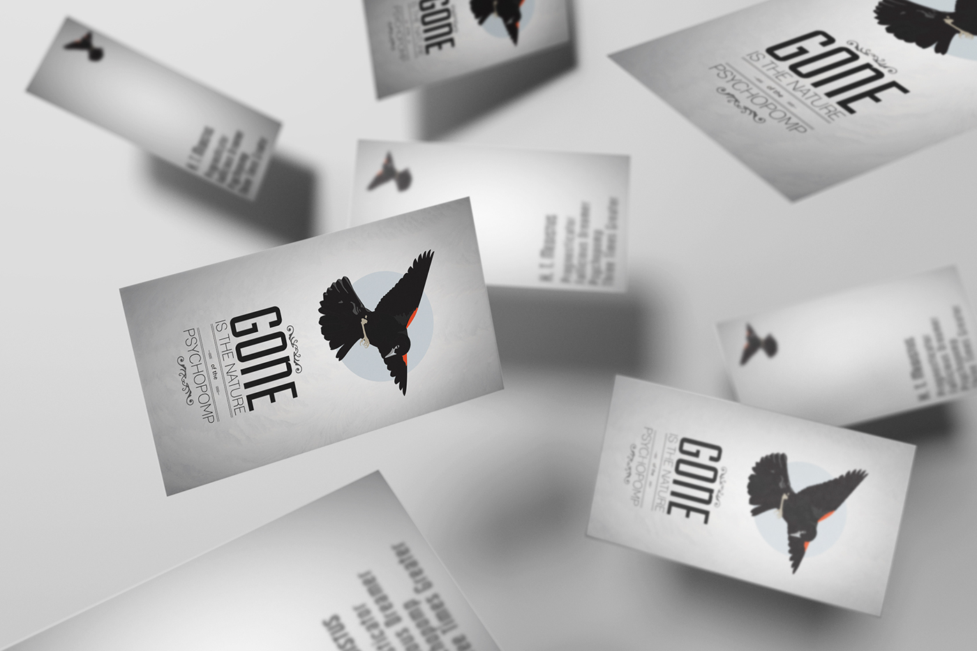 business cards design font graphic print Production mock-ups