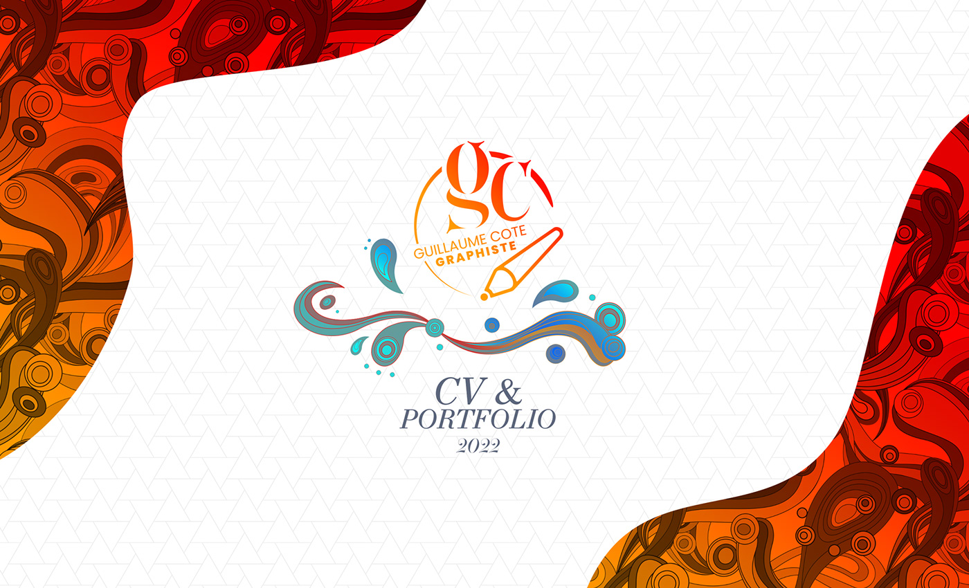 artwork brand identity CV Freelance graphiste logo portfolio print Resume Web