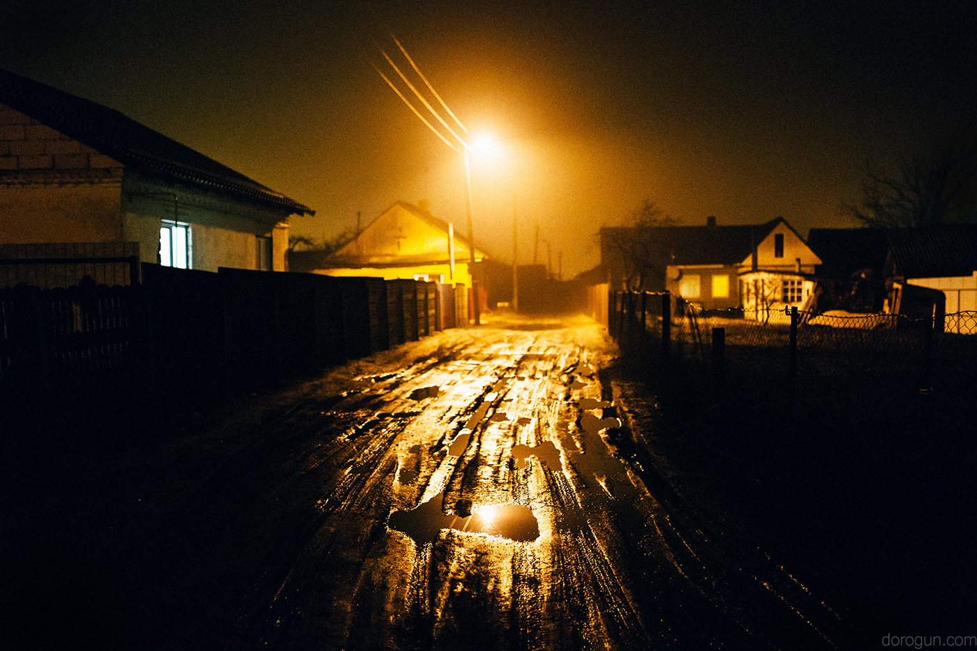 belarus night city Canon fog sigma bokeh road