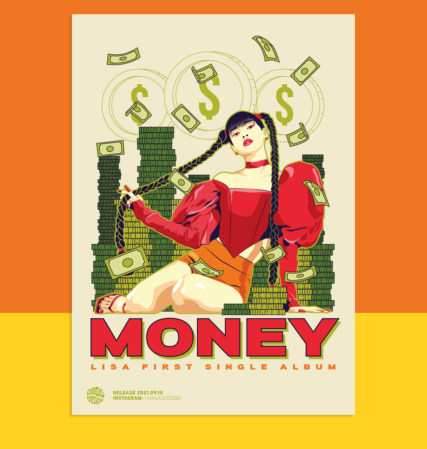 flyer ILLUSTRATION  kpop music music poster poster Poster Design vector vector art