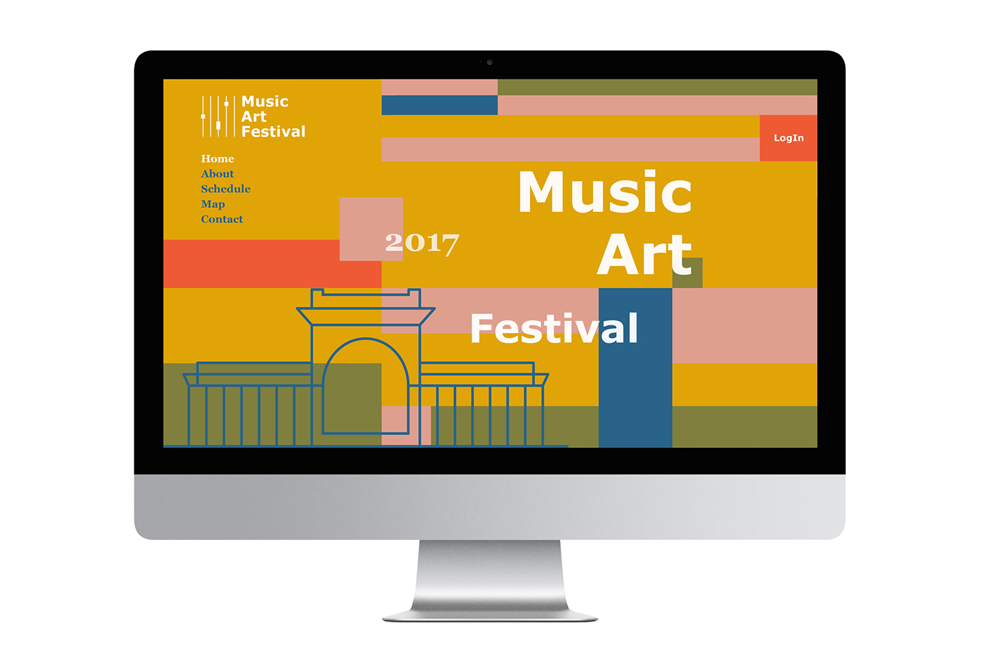 music music art Music Festival visual identity Music festival identity