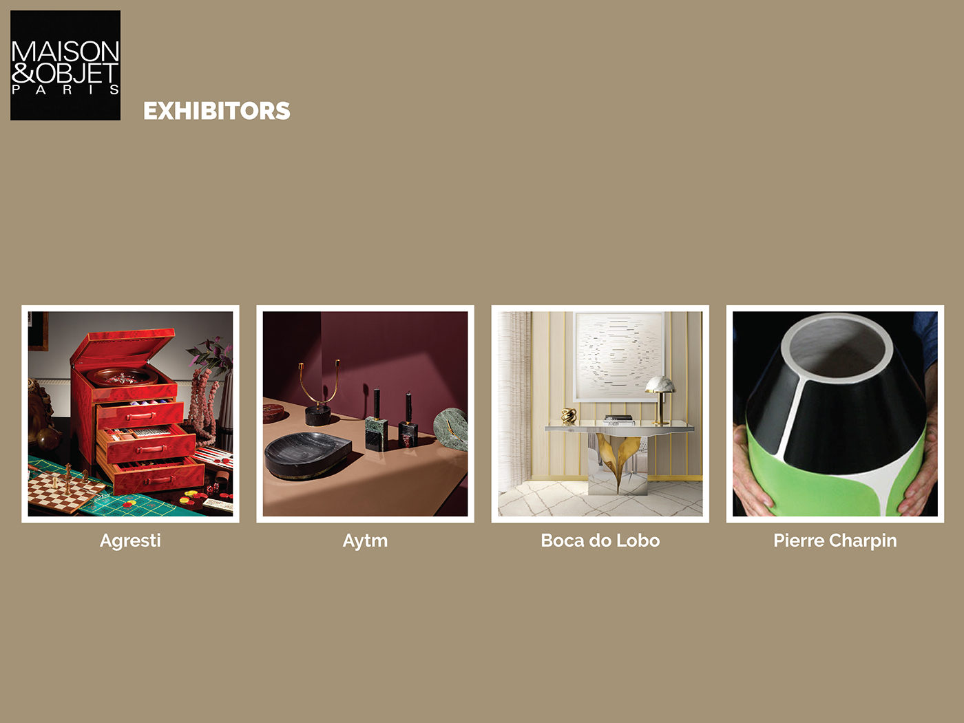 interior desgin furniture design  Luxury Design Maison et Objet Guide poster infographic product design 