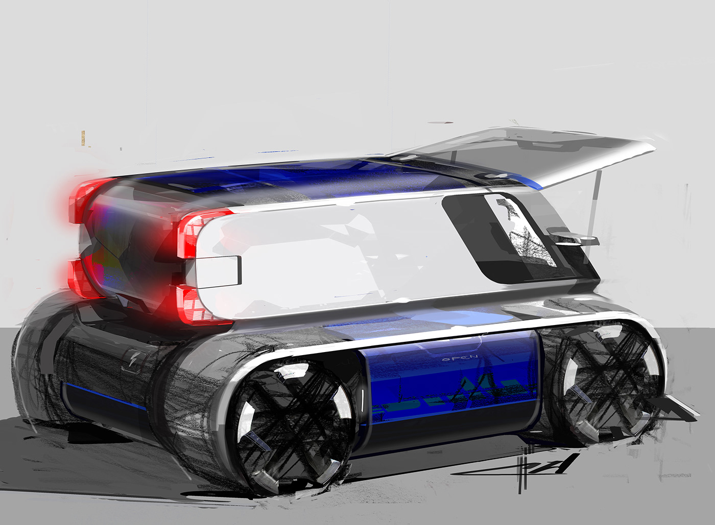 automotive   transportation car design Vehicle car concept Digital Art  sketch concept art art