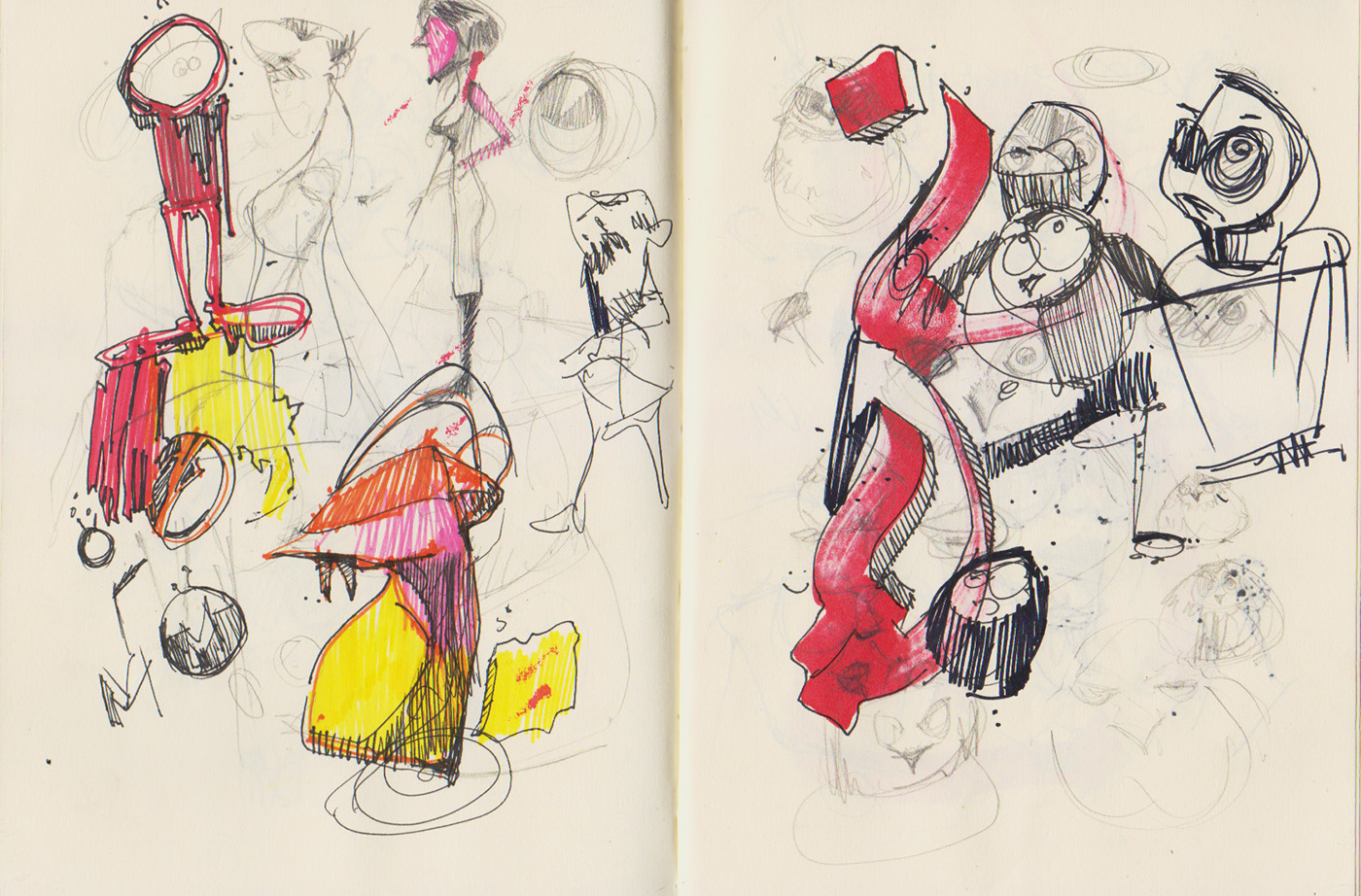 sketches sketch sketchbook illustrations conceptual rough artistic artistbook