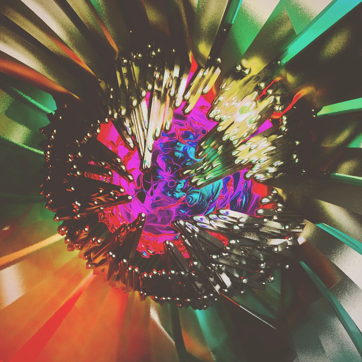 3D abstract Forms Render cinema 4d psychedelic organic digital artwork graphics