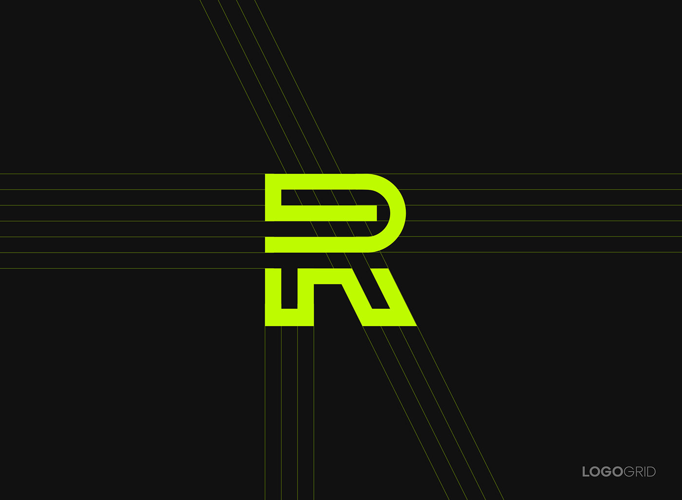 Unique R Rander system logo & Branding identity design.