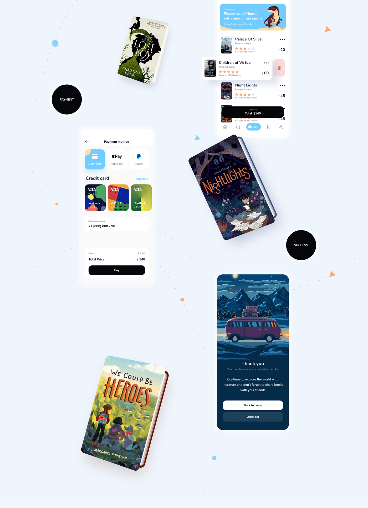 app book clean Customize design payment profile reader store WALLET