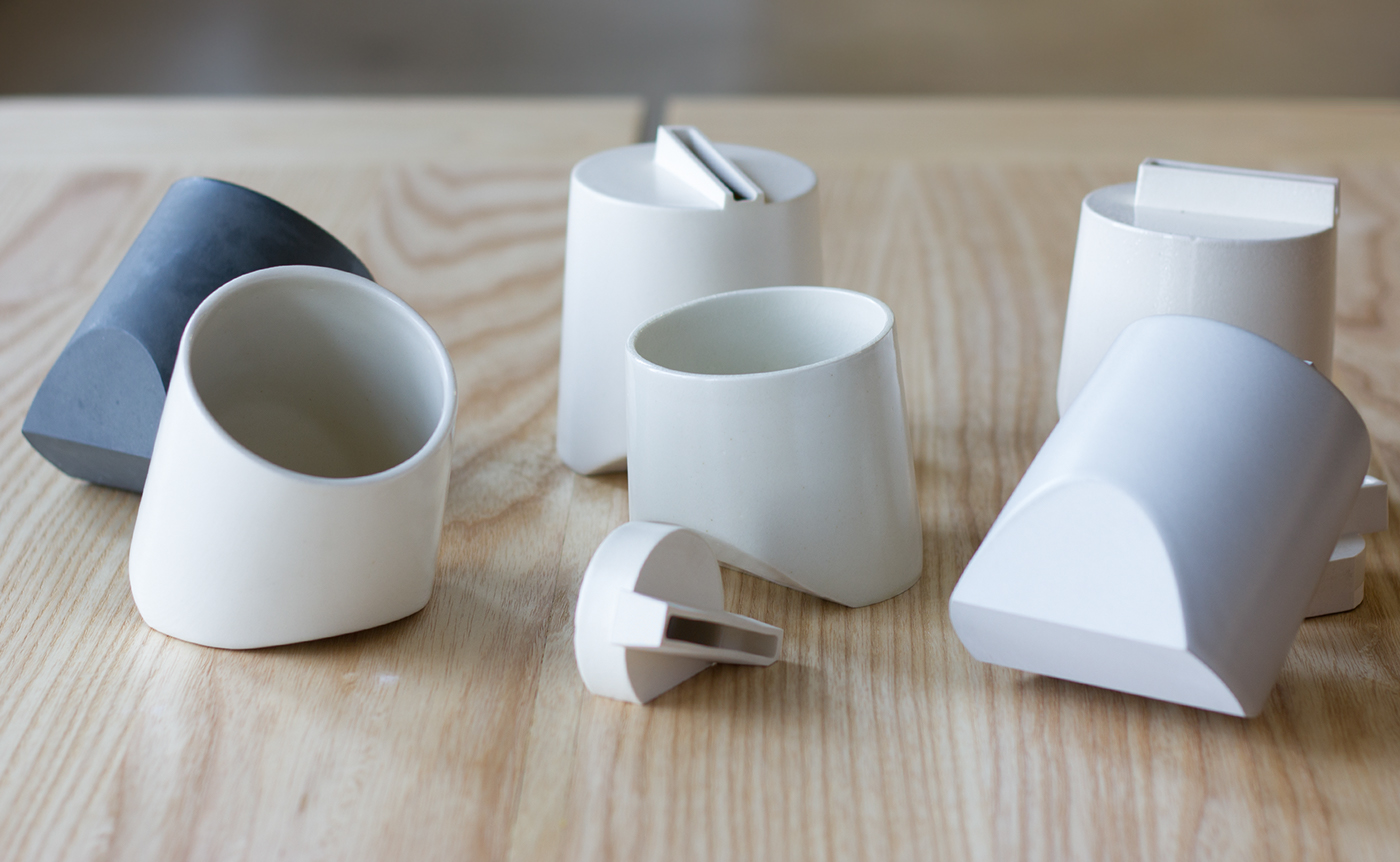 ceramics  ceramic design slip cast product design  craft vessel cup clean Mug 