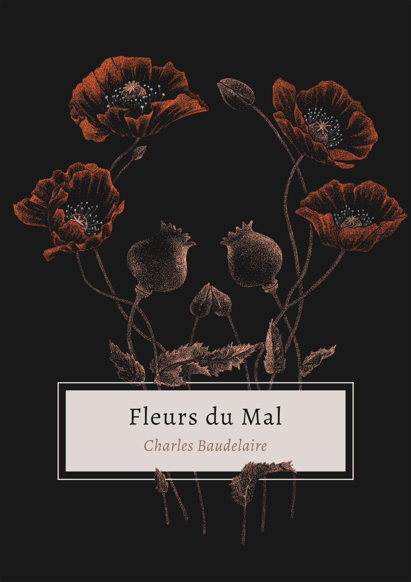 Fleurs du Mal book cover on Behance