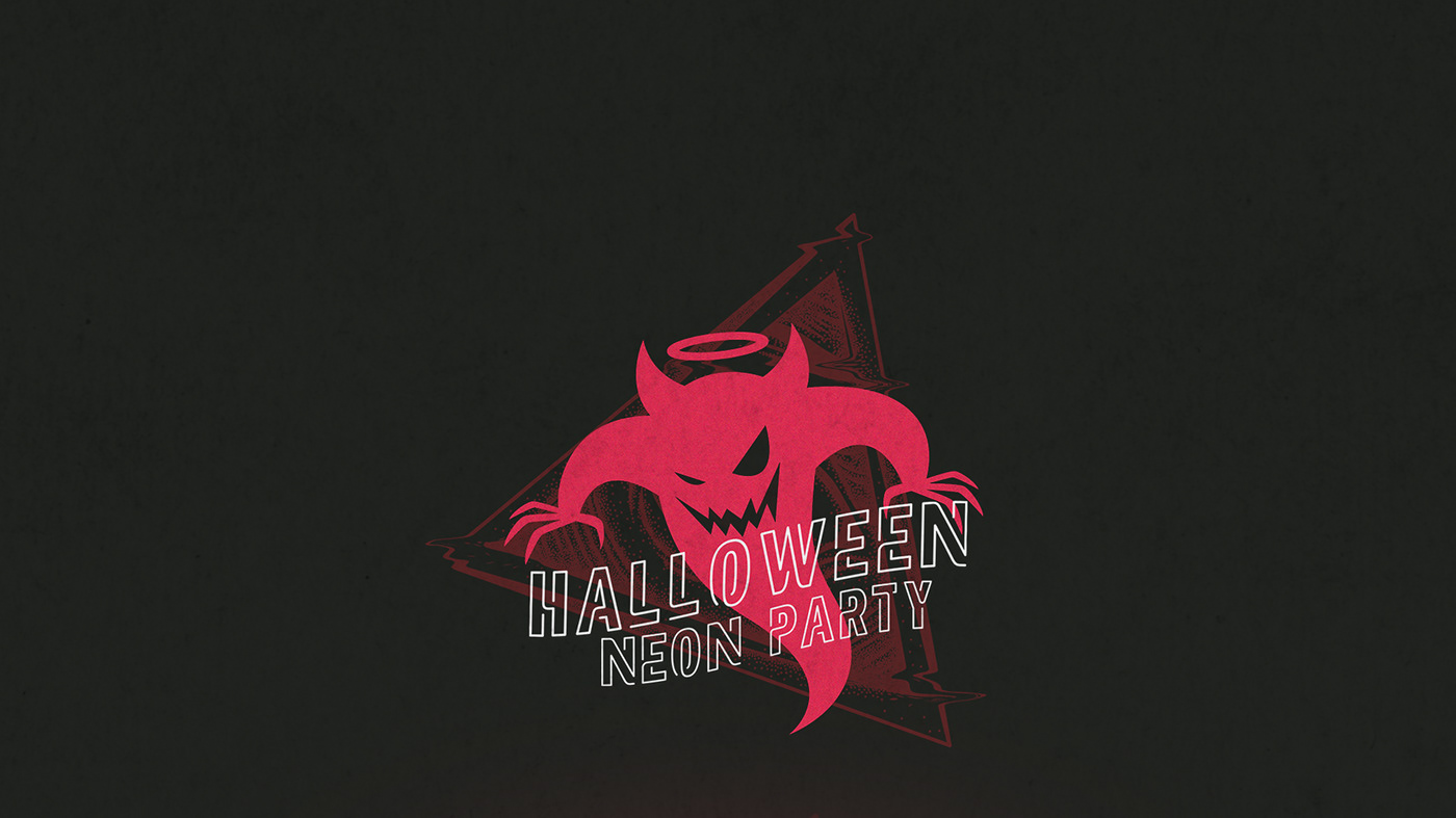 Halloween brand English School identidade visual knn KNN Idiomas party Halloween Design halloween flyer Halloween party