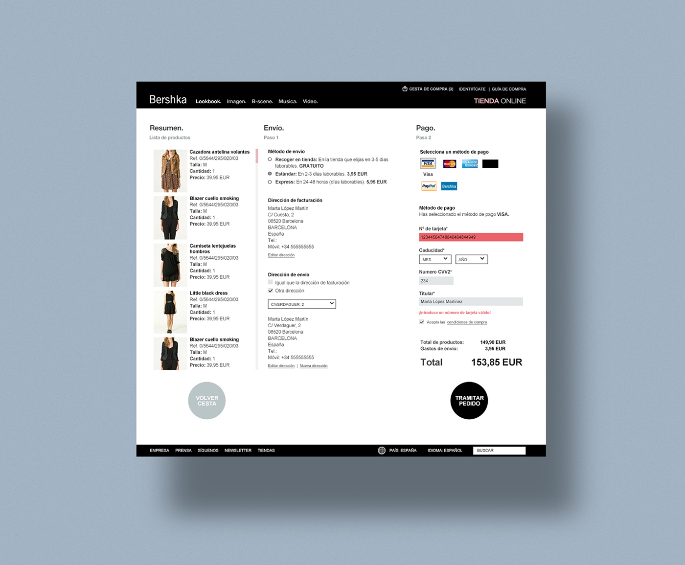 Online shop shop clothes apparel girl icons Retail e-commerce inditex Bershka