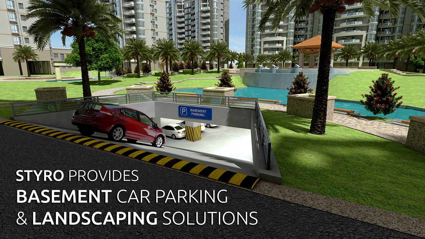 Basement Car Parking Landscaping Solutions on Behance