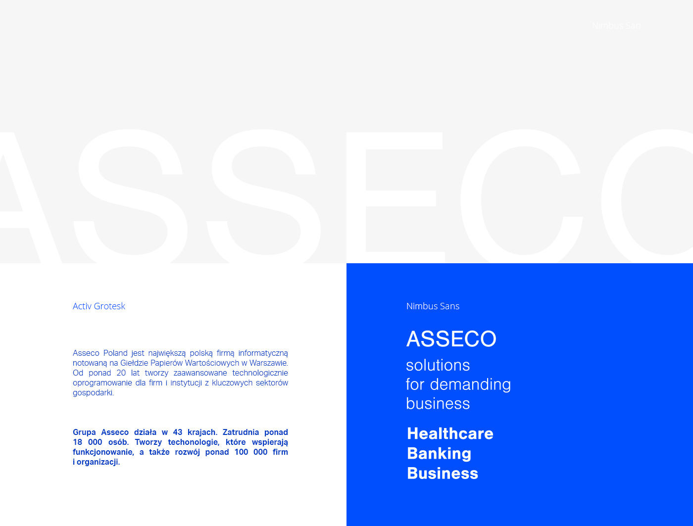 asseco visual identity poland IT concept