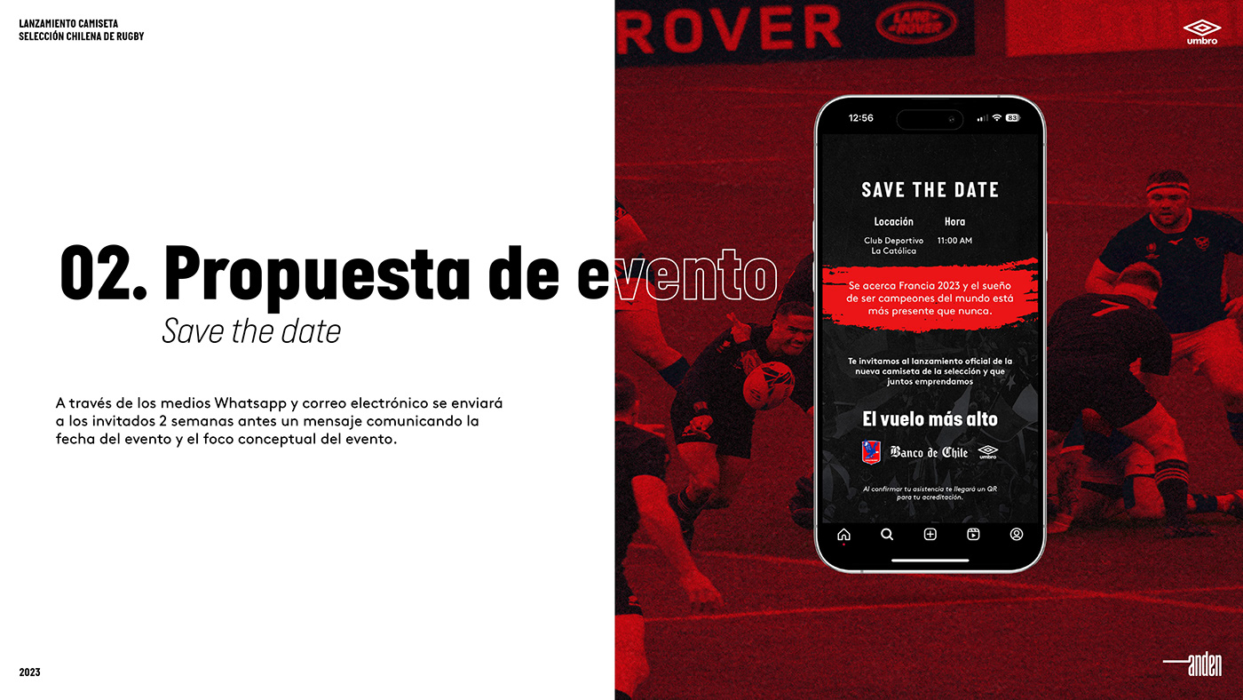 sports Event Evento creative creativo Rugby Advertising  release publicidad copywriting 