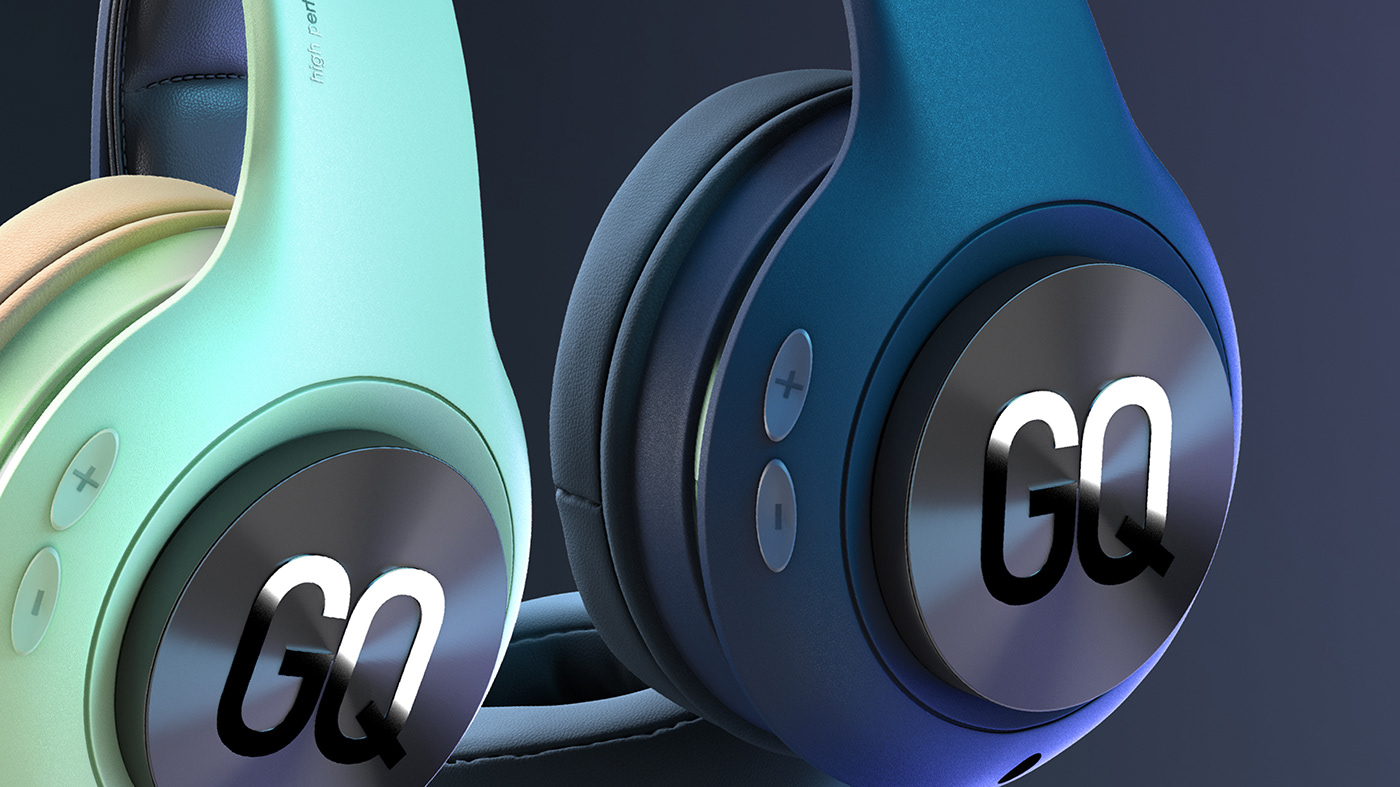 3D 3d modeling 3drendering 3ds max CGI headphones music Product Photography visualization vray