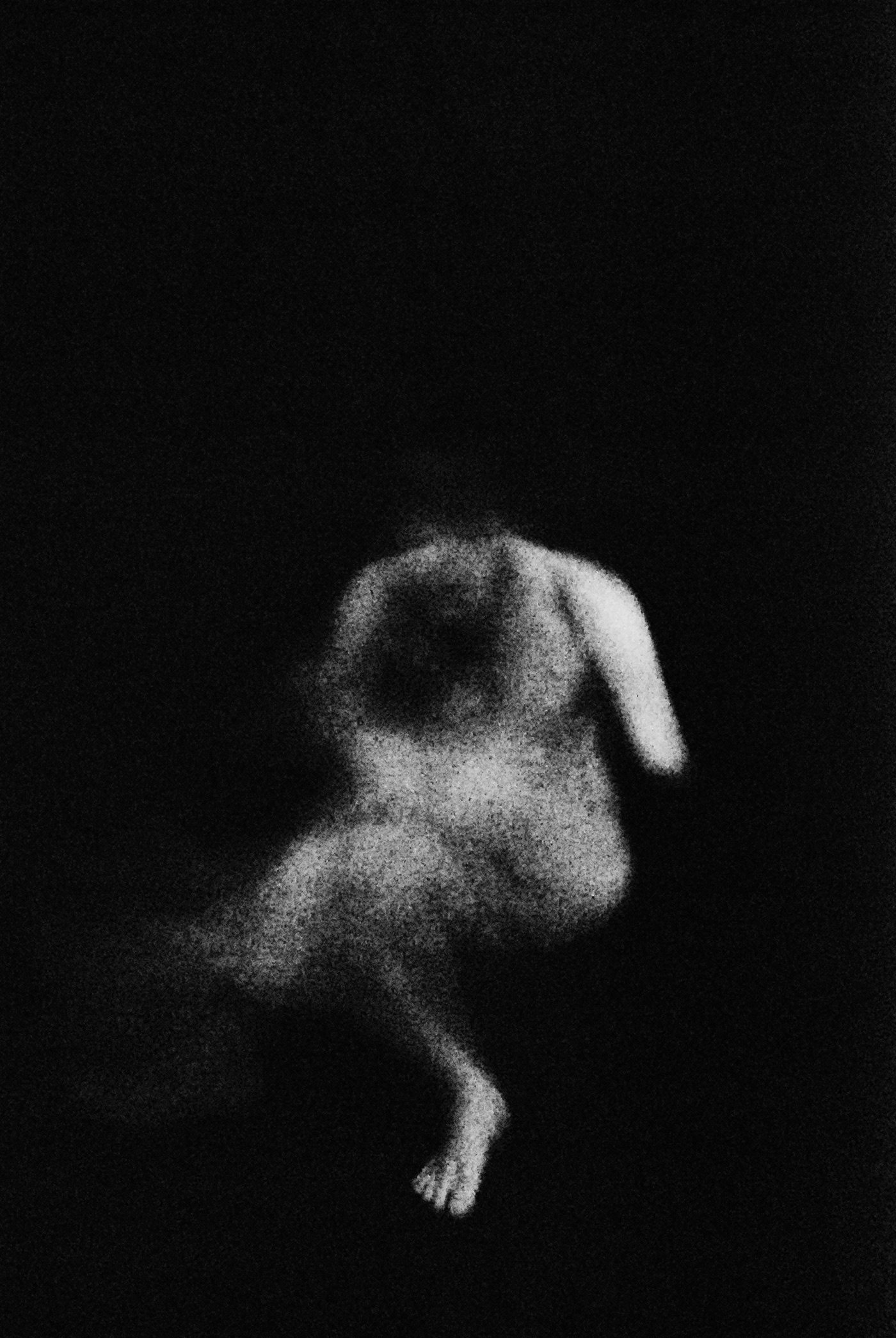 black and white body figurative FINEART grain longexposure nasoskarabelas nude art