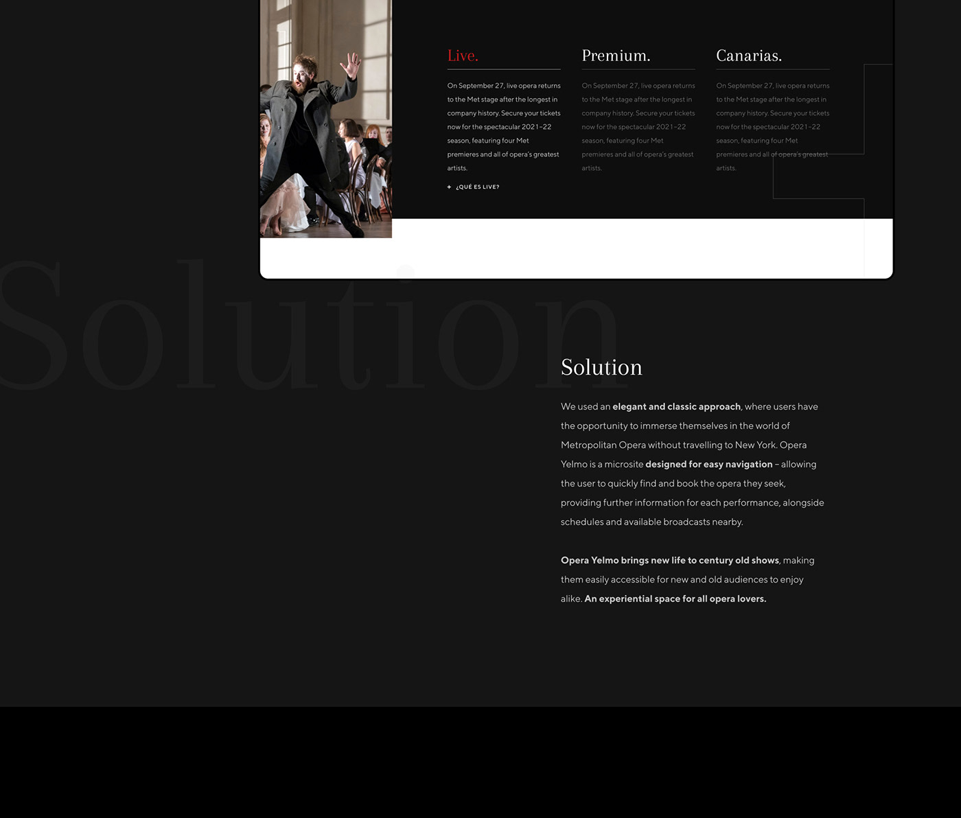 elegant Figma graphic design  landing page music opera UI ux Web Design  Website