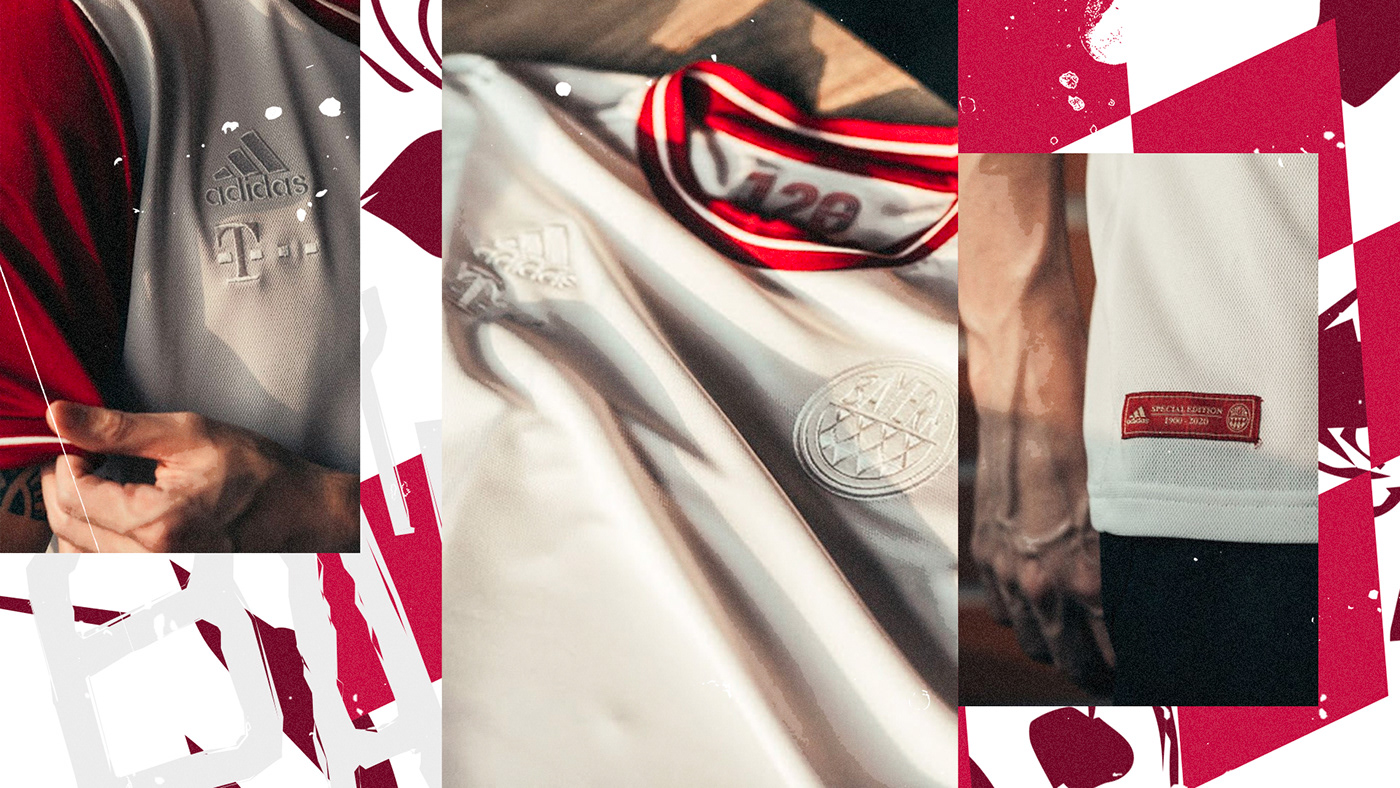 adidas Advertising  anniversary bayern munich branding  campaign editorial football Retro design