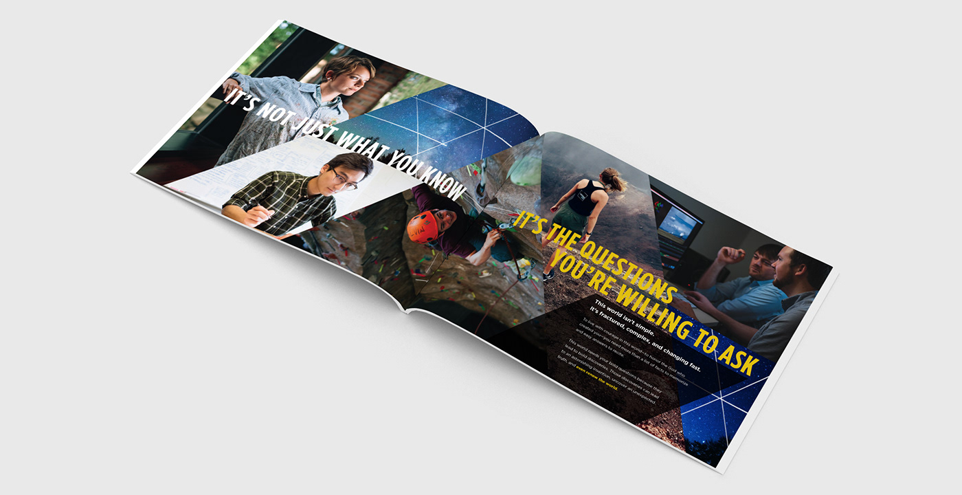 college University viewbook Brand Booklet