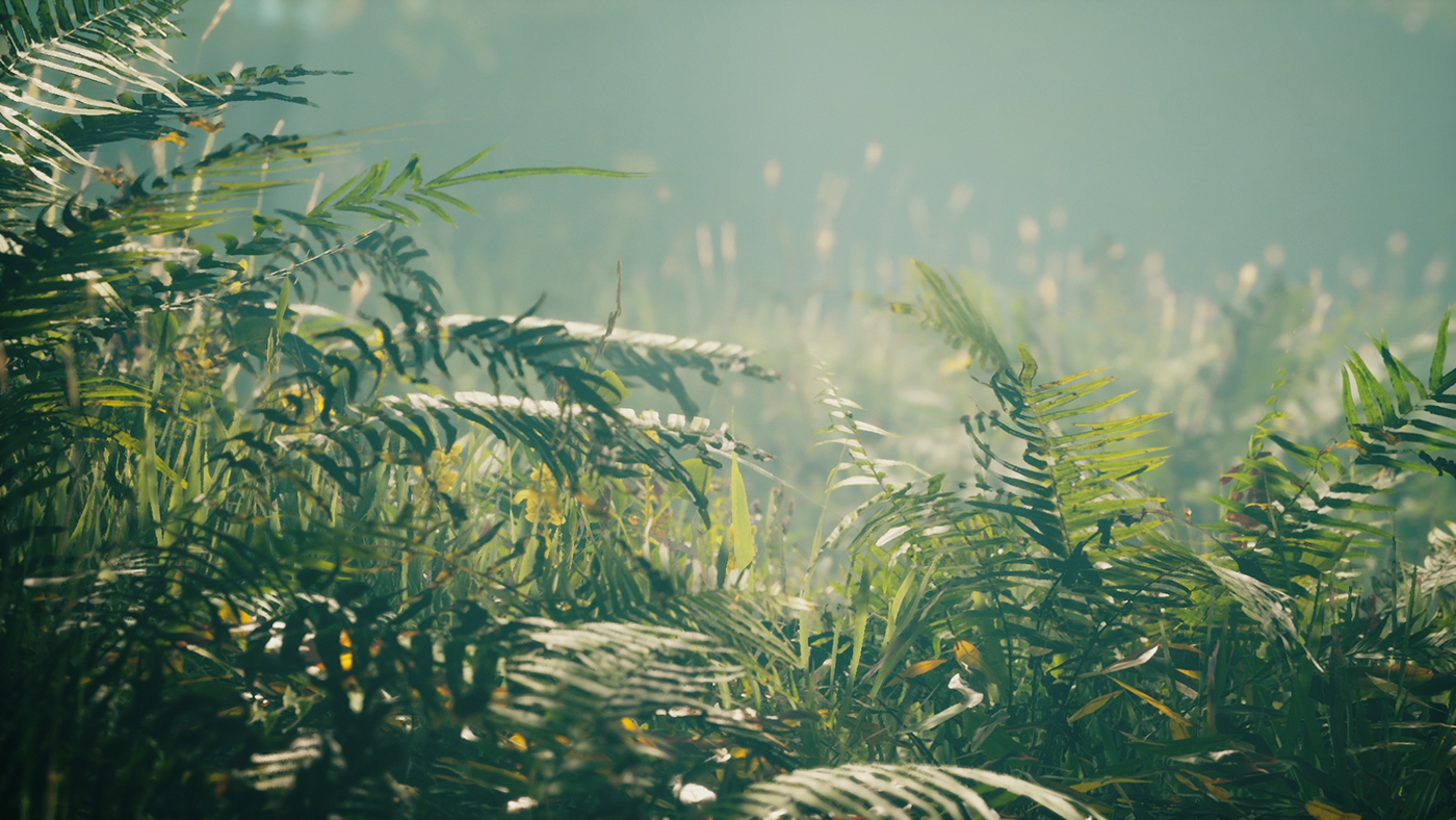 3D cinematics Cocoon forest MegaScans Quixel Unreal Engine 4 vfx