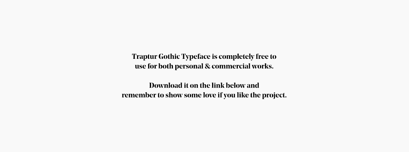 font free Free font gothic gratis tipografia trap type Typeface typography  