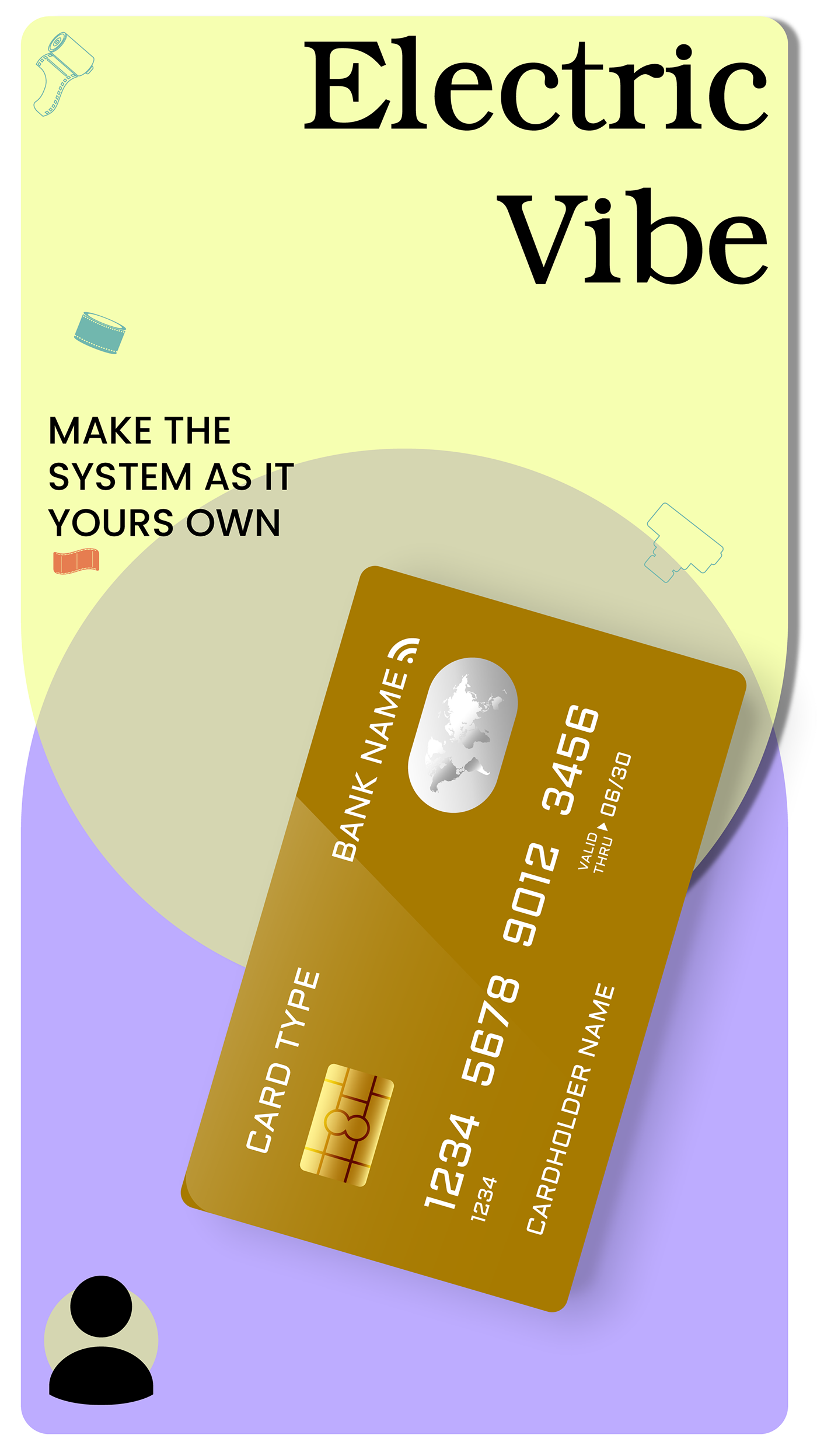 ATM card banner Social media post Graphic Designer brand identity Logo Design visual identity