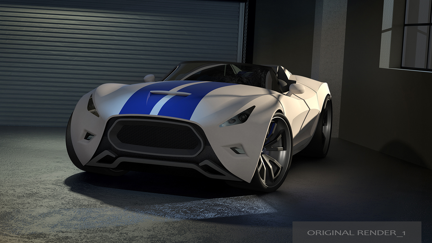 cobra Ford Concept CGI automotive  