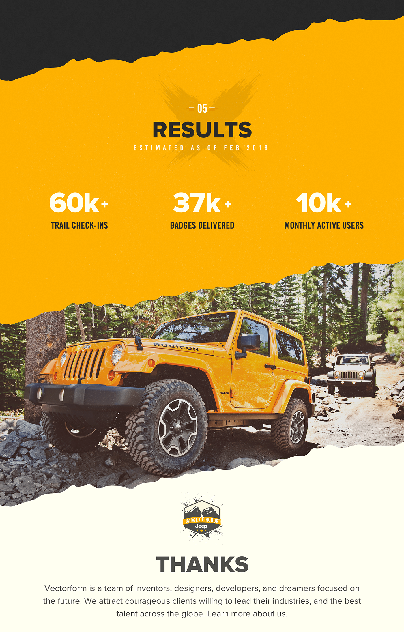 jeep Off-Road UI ux app trails explore adventure ios badge