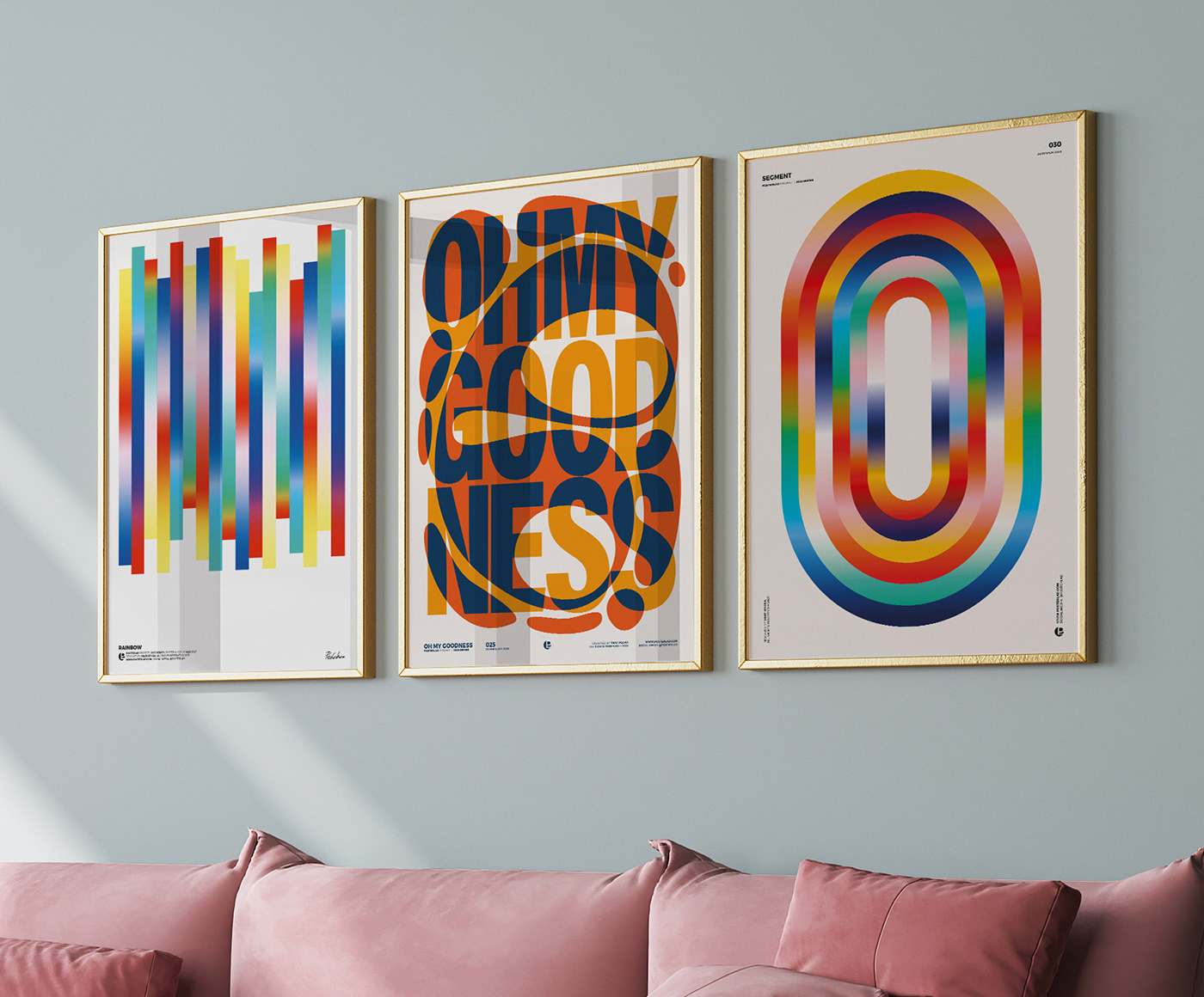 abstract affiche architecture bauhaus gradient graphic design  interior design  minimal modern Poster Design