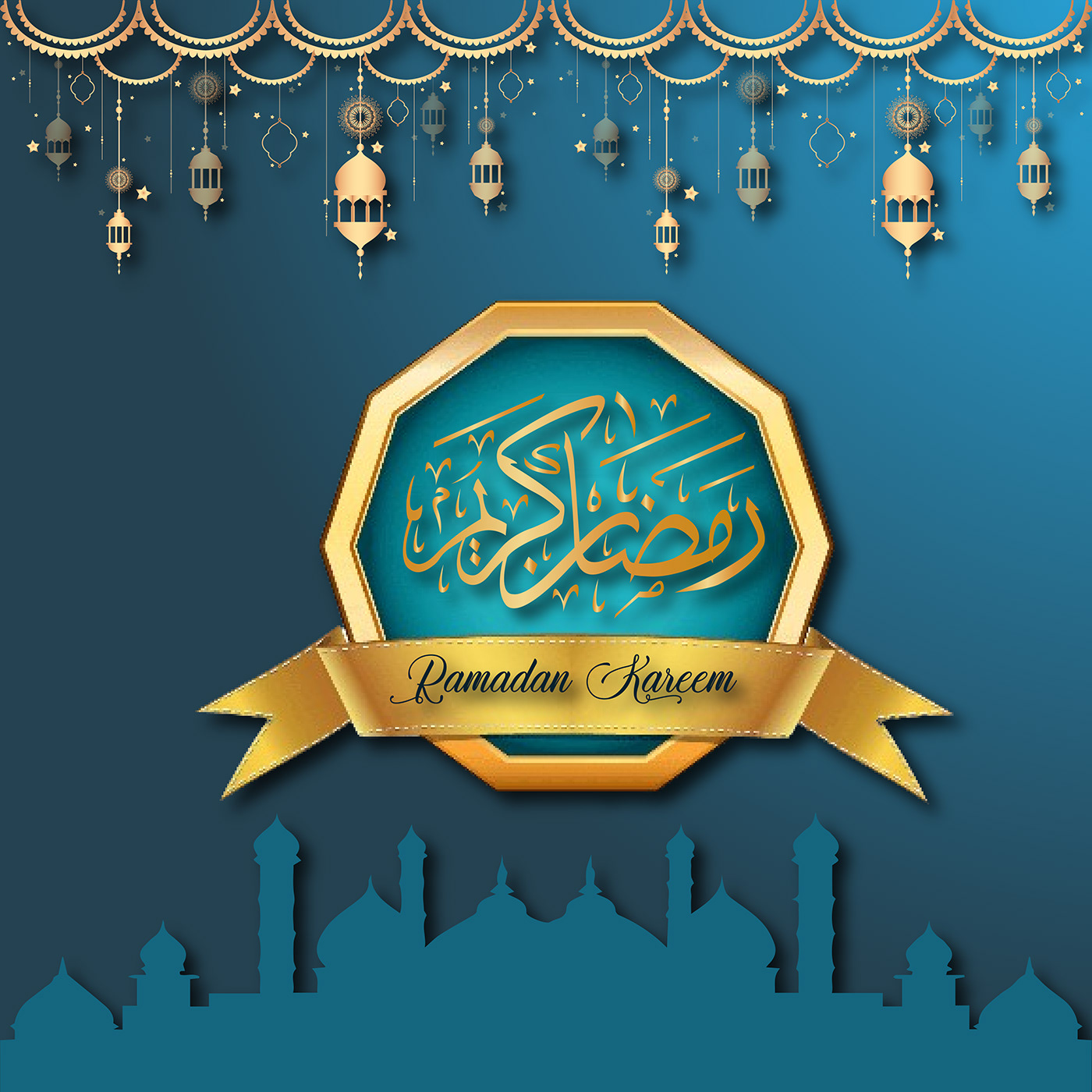 text Social media post muslims ramadan 中文提示词 arabic islamic Calligraphy   graphic design  holy mon th