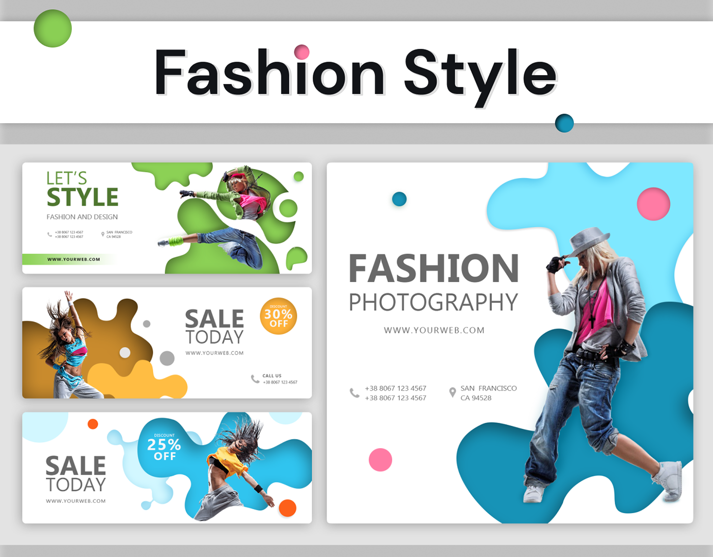 advertisement fashion style discounts sale marketing   post banner Social media post