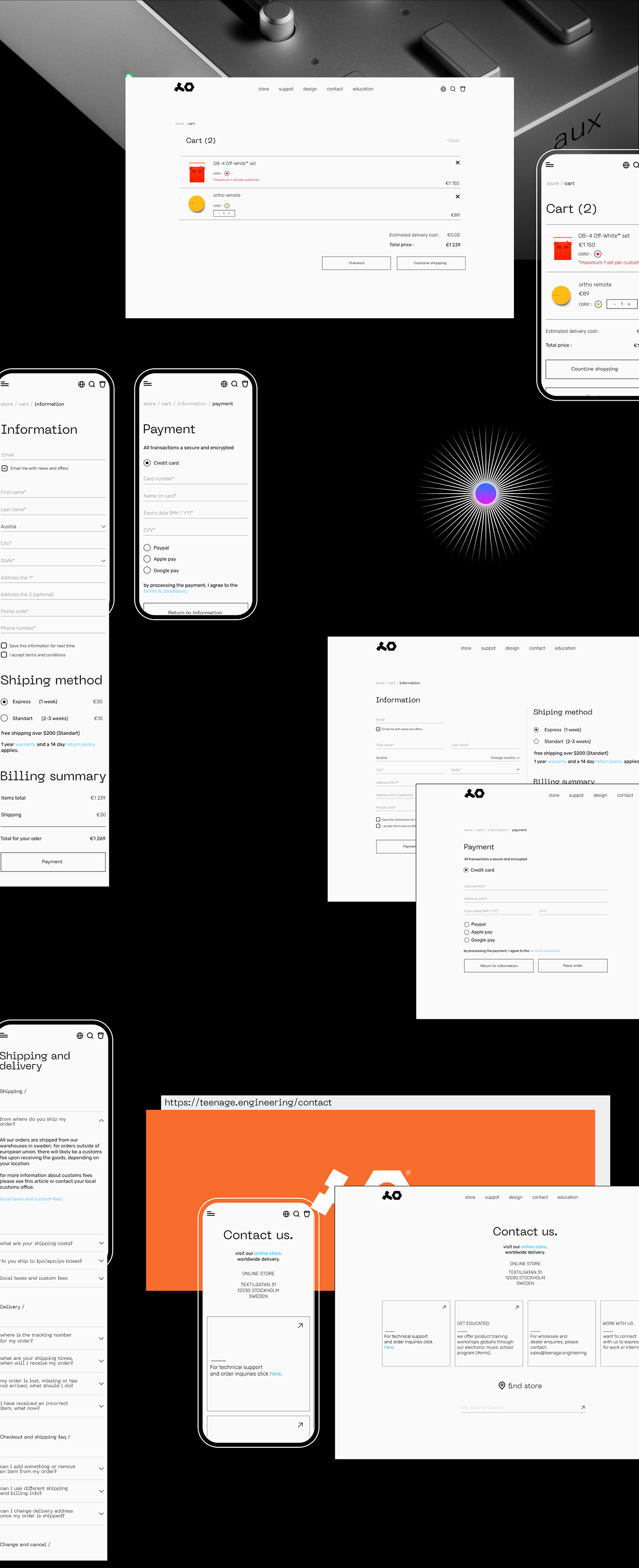 design Ecommerce UX UI visual identity Web Design  Website