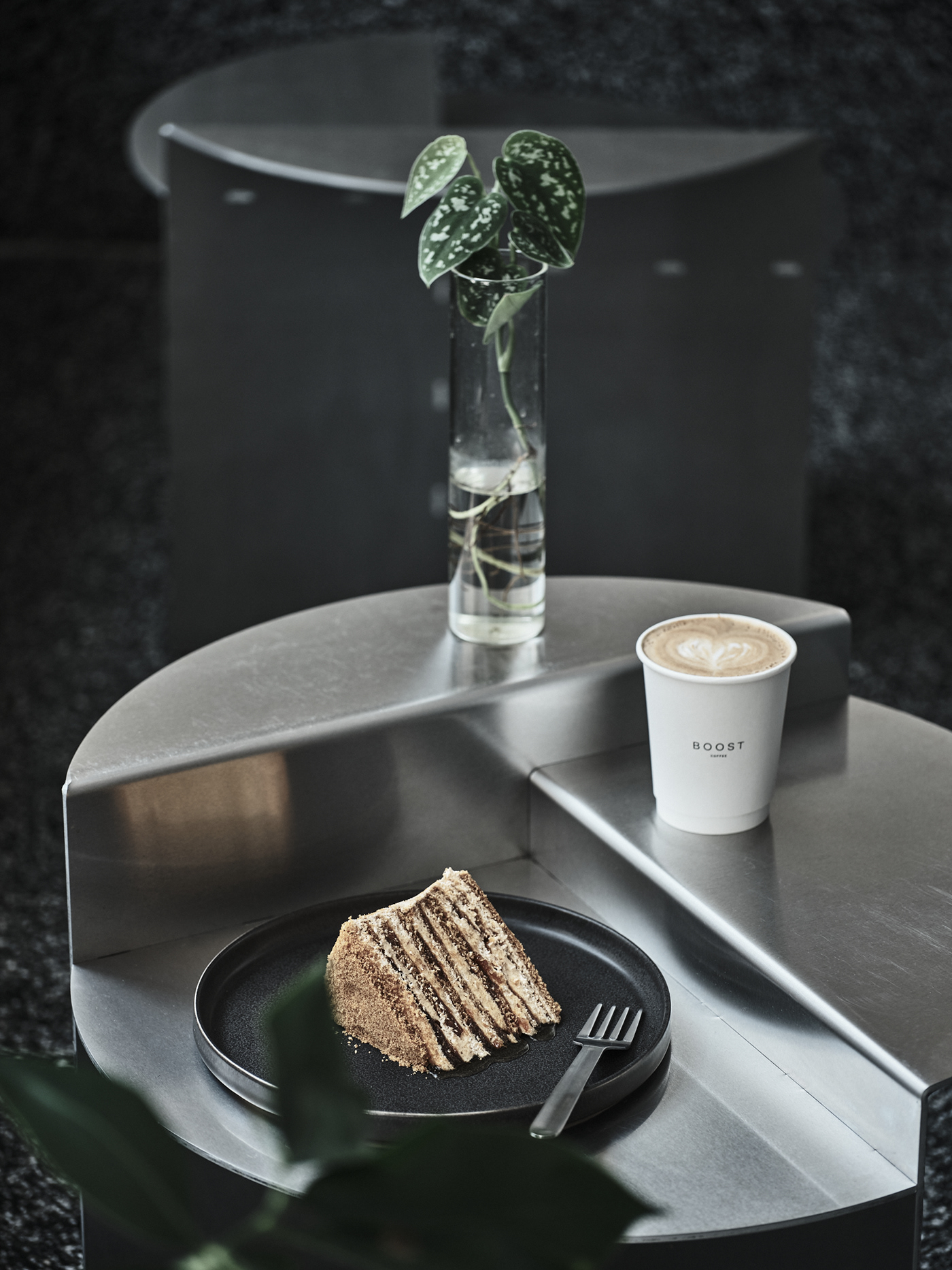 black boost cafe Coffee design fujifilm gfx100 Kuwait steel Terrazzo White
