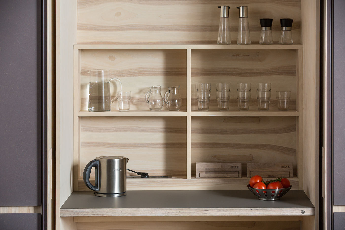 kitchen design wood minimalist fild Interior furniture cooking Food  bread