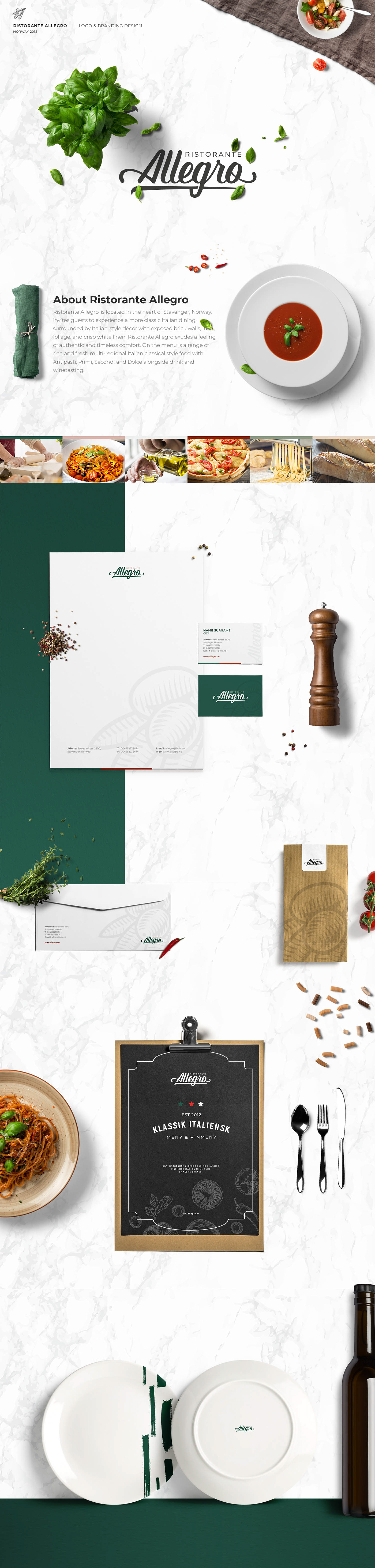 restaurant branding  logodesign typography   Food  wordmark norway italian Classic rebranding