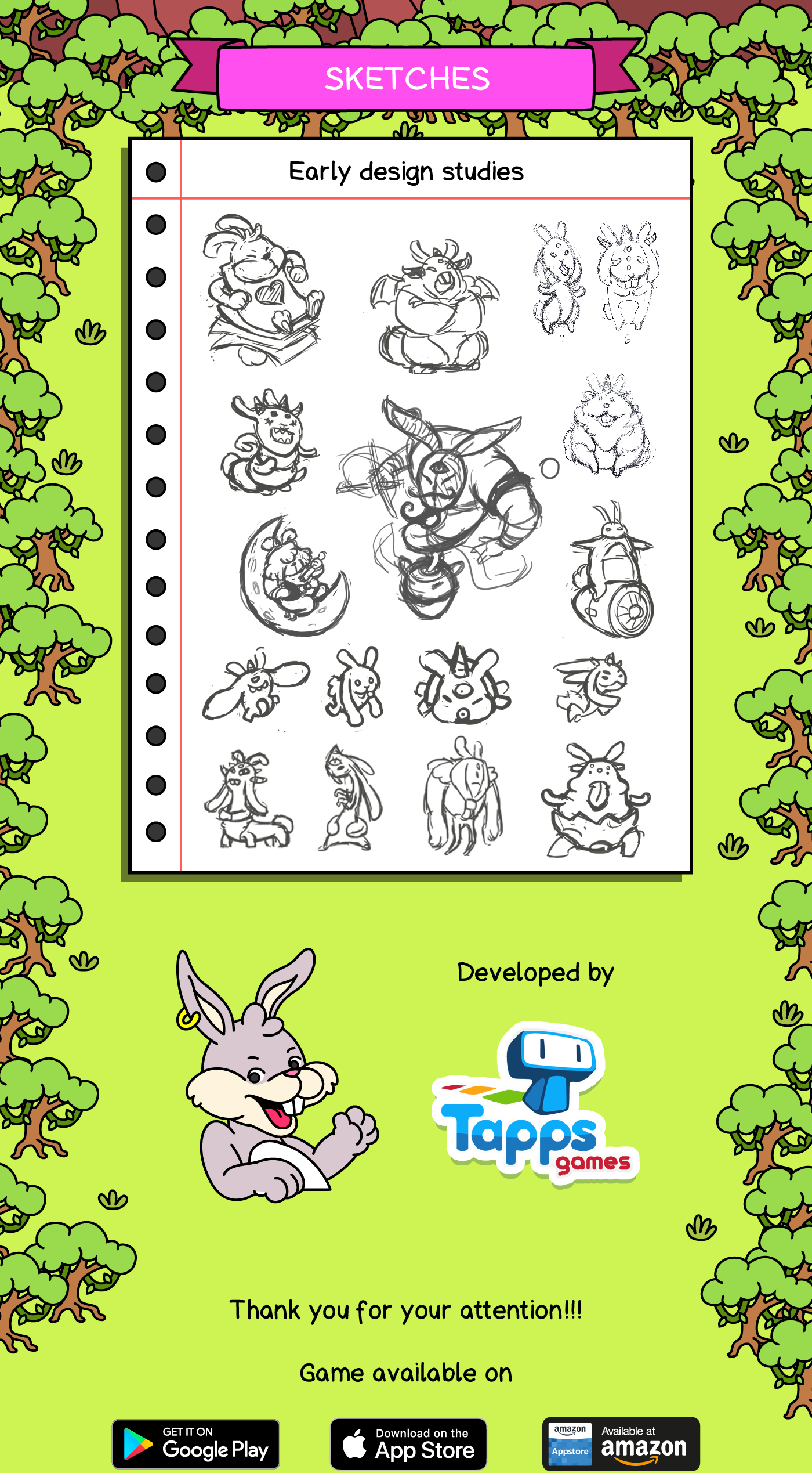 rabbits hare Evolution game TAPPS mobile game evolution Tapps games