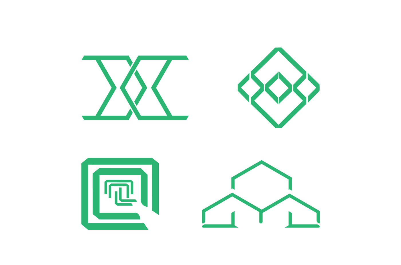 modern creative ai Logo Design