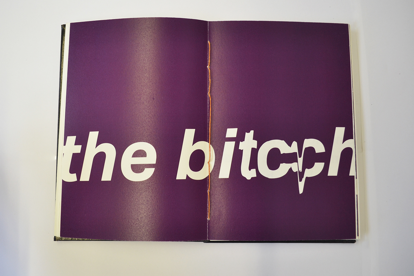 Book Binding coptic stitch Spells seduction expressive drunk typography   spellbook neal cassady