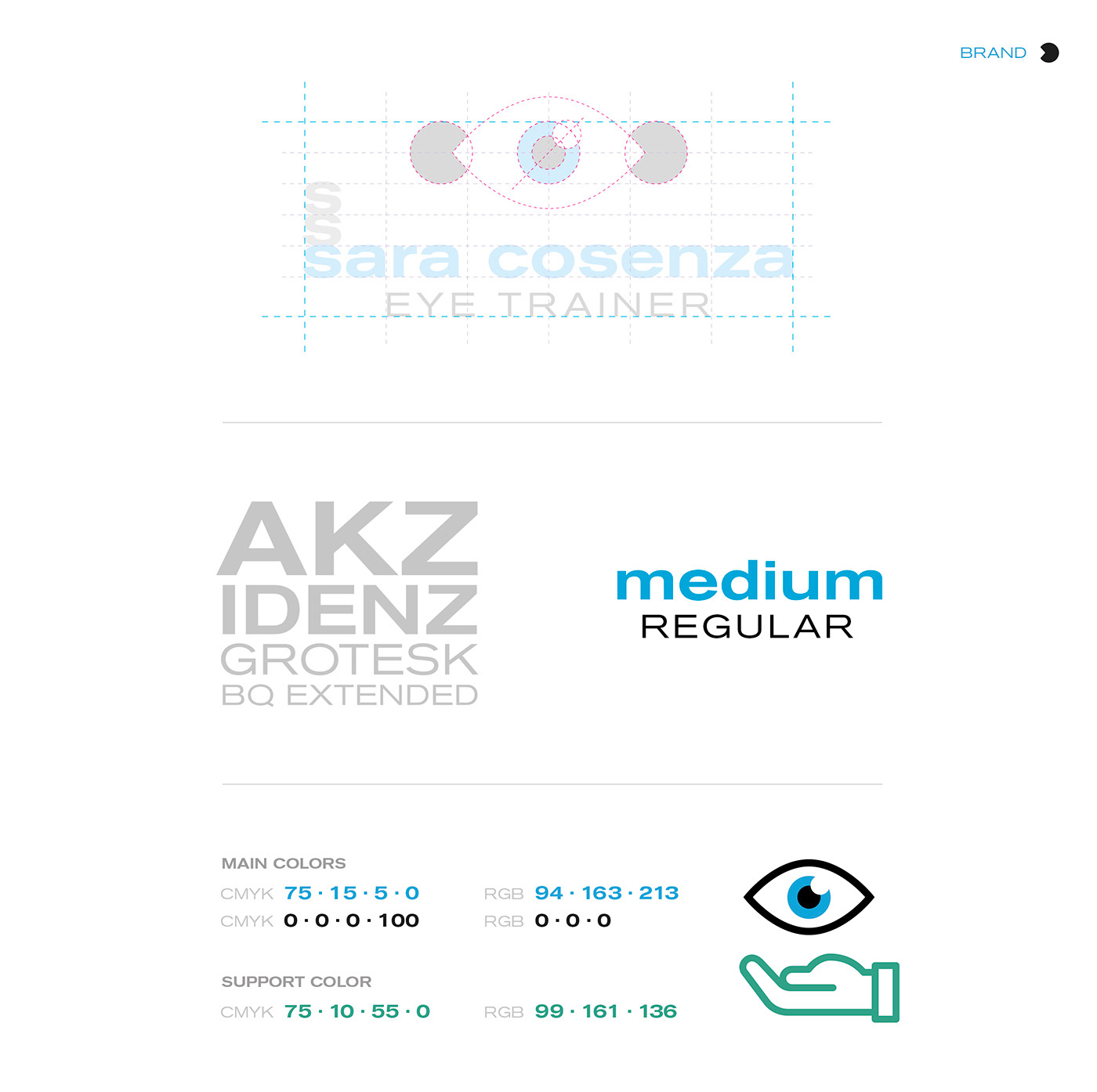 Logo Design branding  gestalt optical illusion eye sight psychology