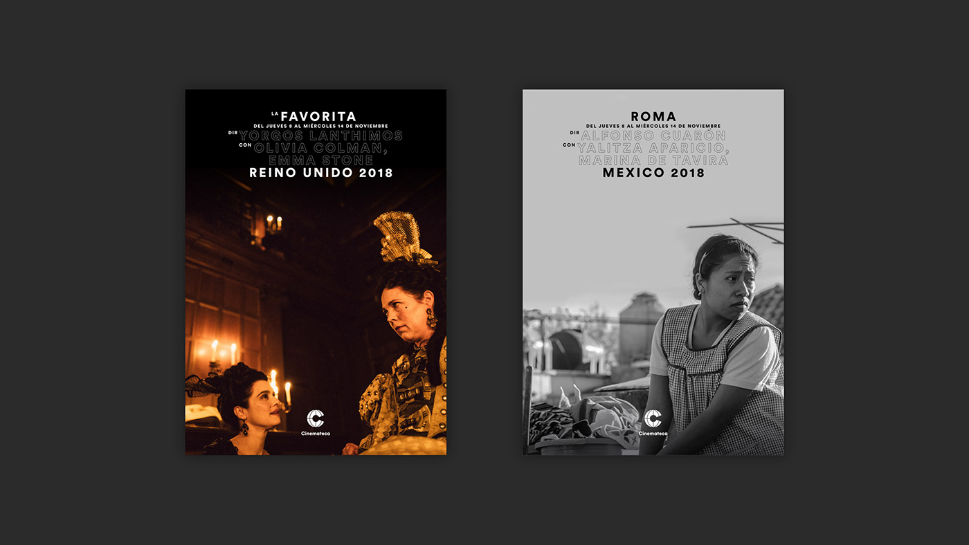 brand Theatre Cinema movie Catalogue brochure cinématèque tipography