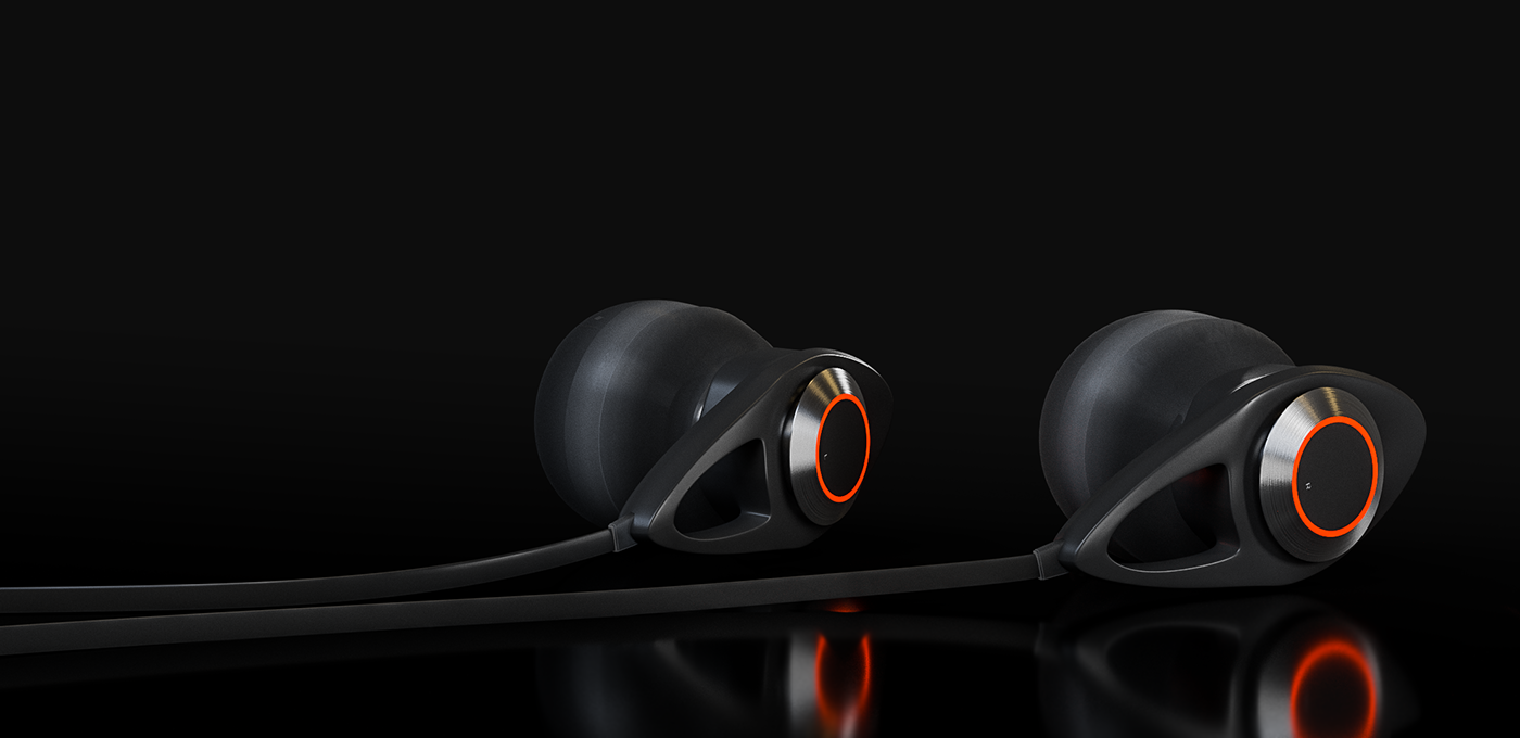 earphone headphone headphones high-tech in-ear industrial design  product design  yearphone
