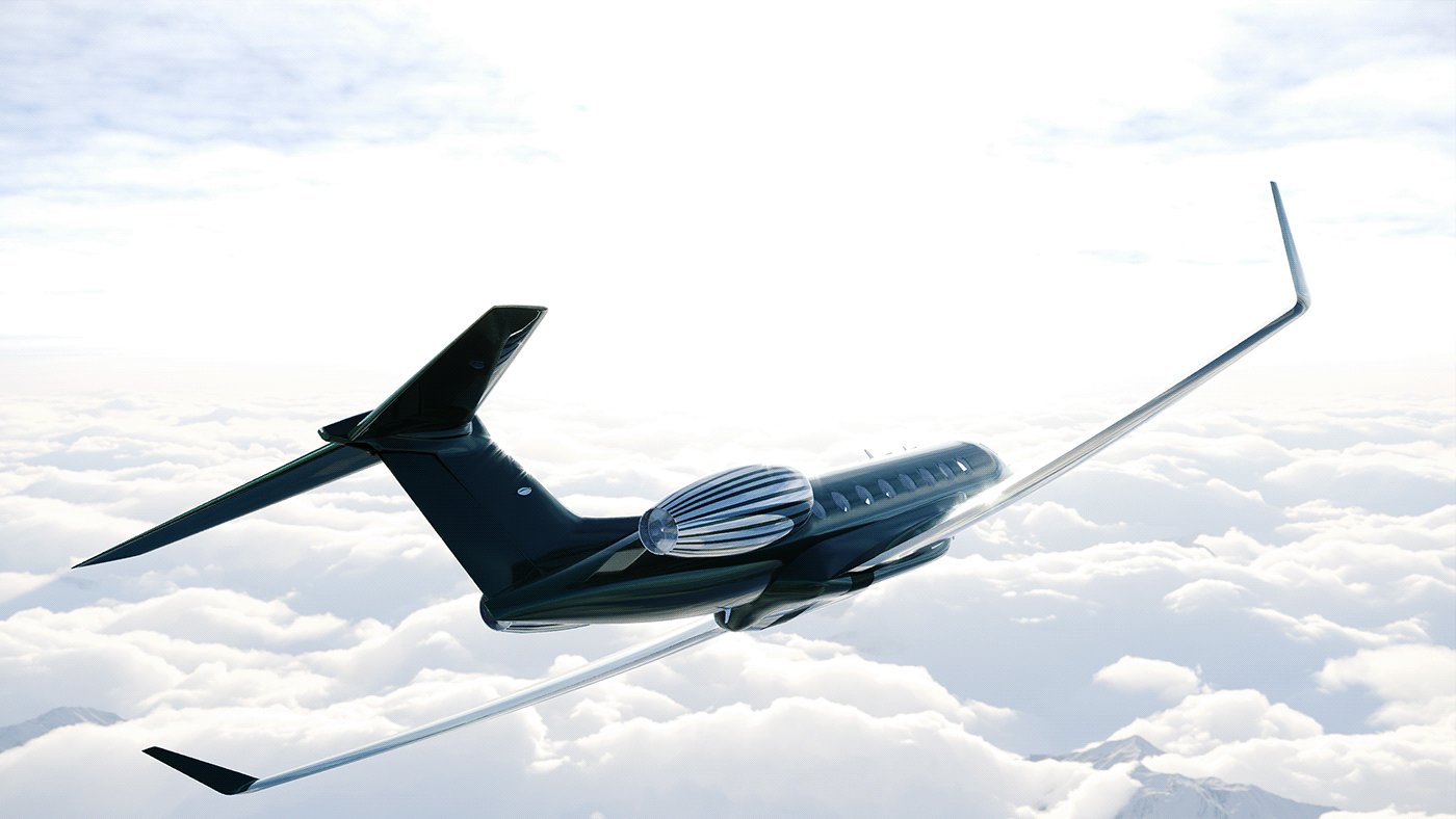 3D airplane aviation CGI Gulfstream Interior Jet luxury Private Jet visualization