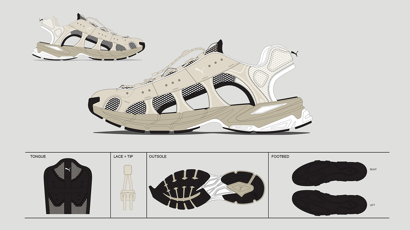 footwear footwear design sneakers shoes design Outdoor Sneaker Design