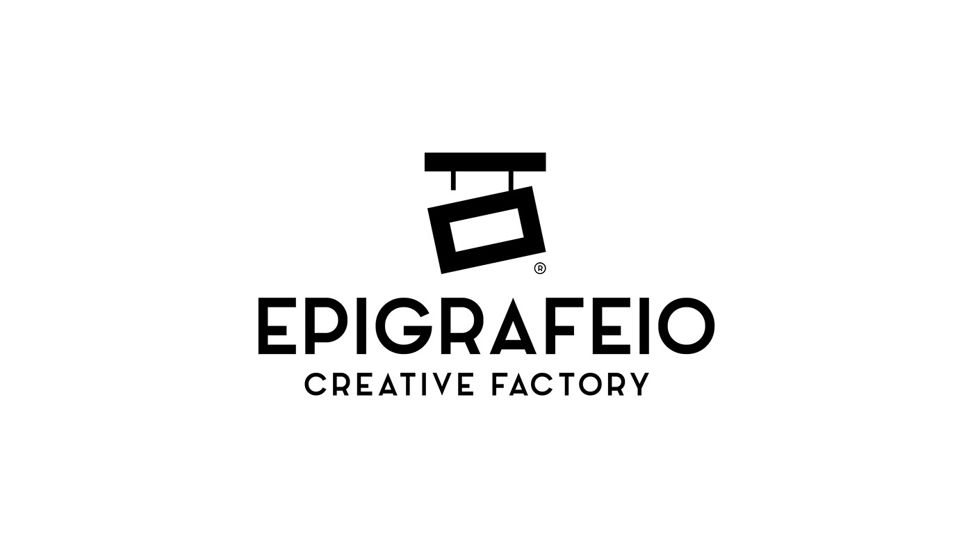 EPIGRAFEIO Logotype logo symbol branding  sign Signage factory Greece mark