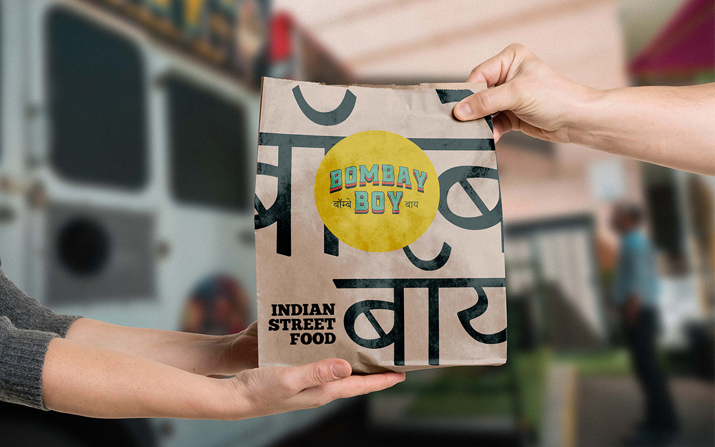 streetfood branding  logo Logo Design indian mauritius identity Food  Food truck MUMBAI