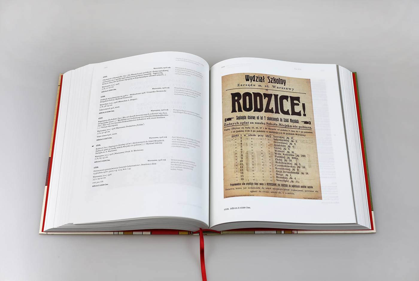 katalog Catalogue druki ulotne Biblioteka Narodowa typografia