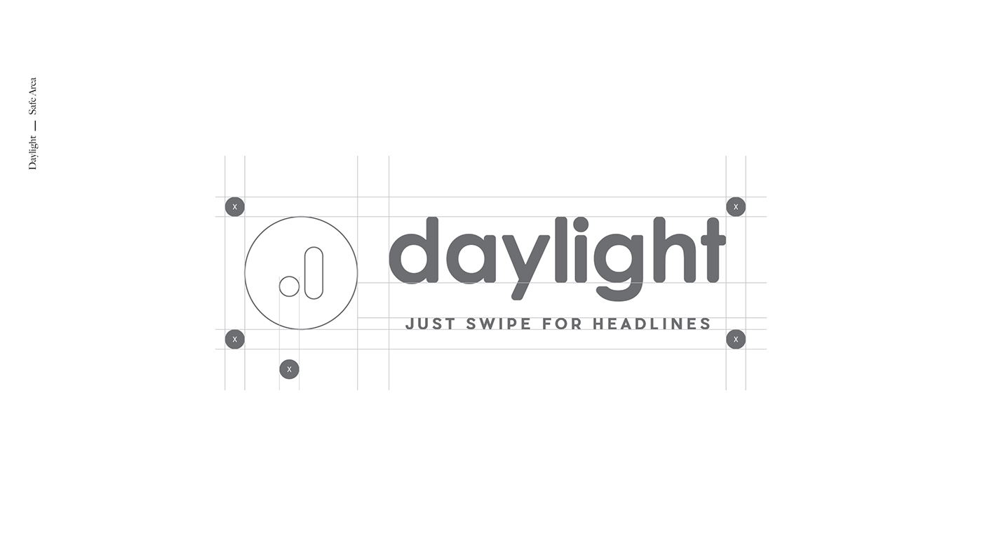 daylight app news logo brand design CI