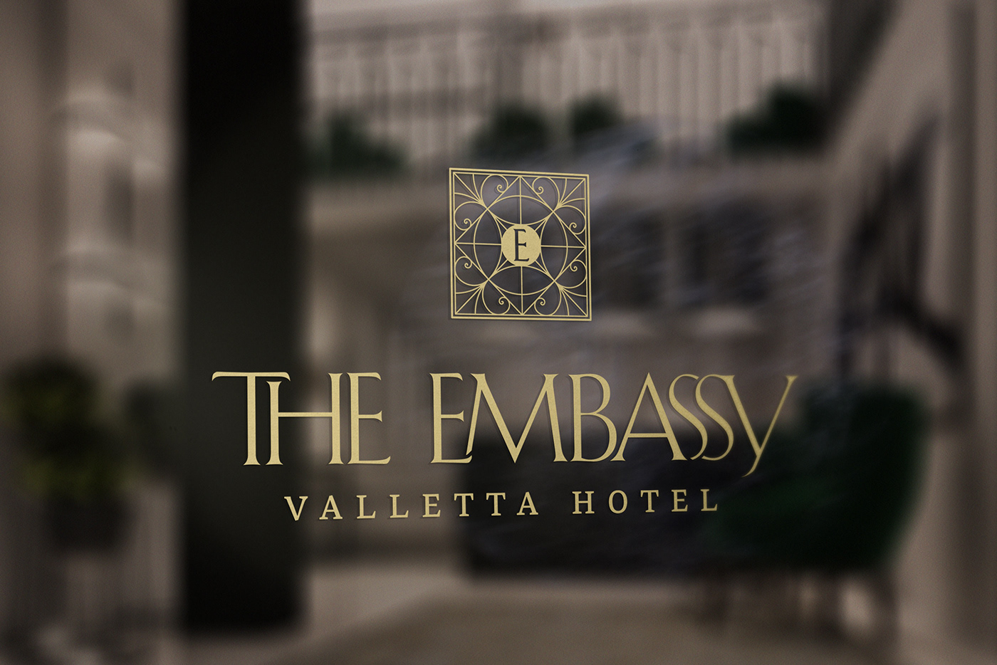 hotel Valletta malta brand identity logo Signage Packaging Advertising  branding 
