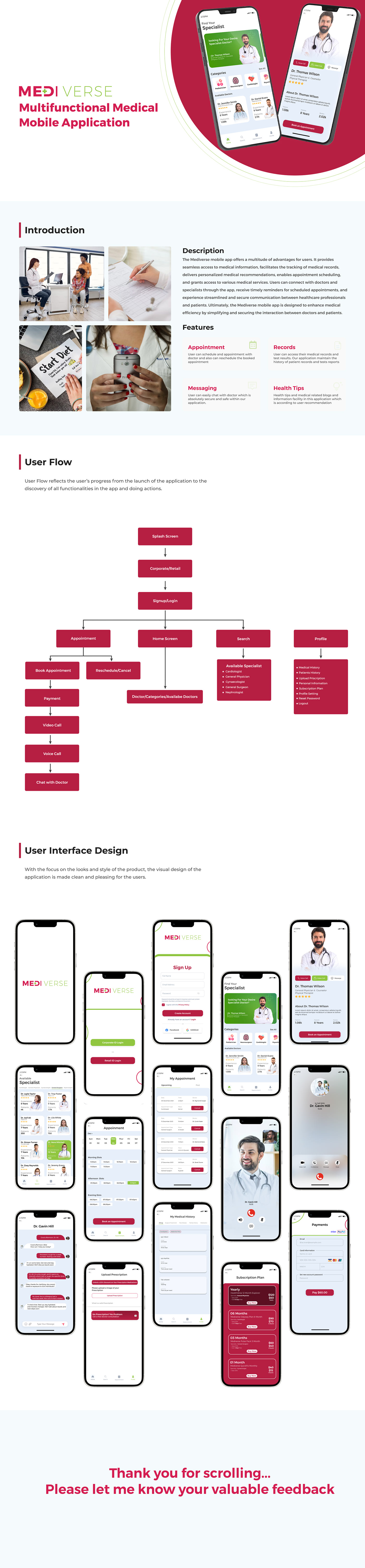 Mobile app doctor design UI/UX UI ux Figma app design application