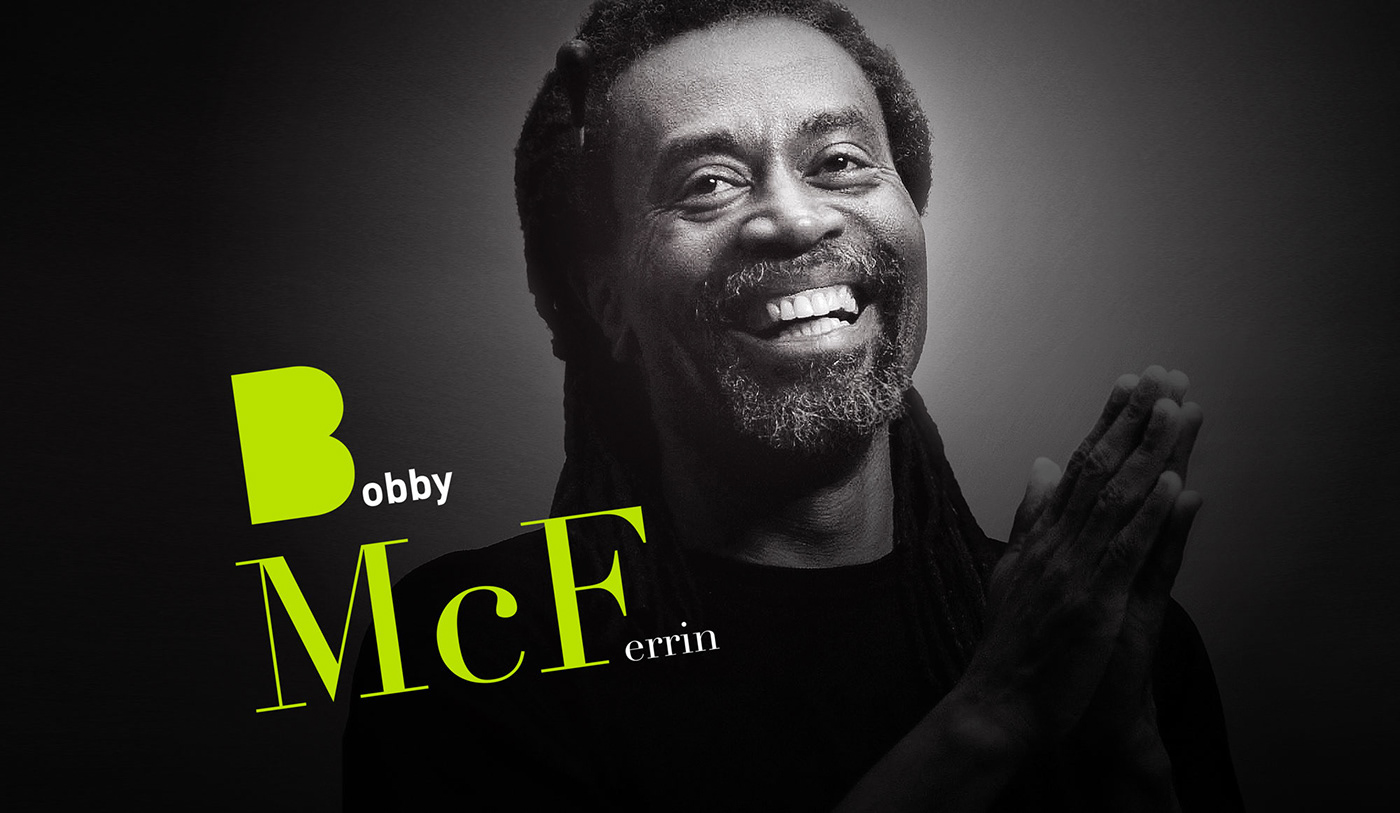 music visualidentity branding  bobbymcferrin concert tour identity Czech